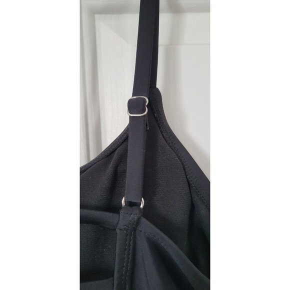 Hurley Sporty Women's‎ One Piece Swimsuit Size XL Black Strappy Back - Picture 6 of 16